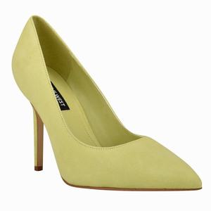 Nine West Bliss Pointy Toe Pumps - Yellow - Ireland (OG3821456)